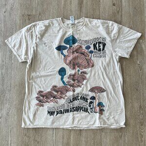 Womens Project Social T Urban Outfitters Cream Kindness Tshirt - L/XL